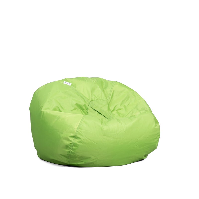 Big Joe Classic Bean Bag Chair Spicy Lime Smartmax Durable Polyester Nylon Blend 2 feet Round