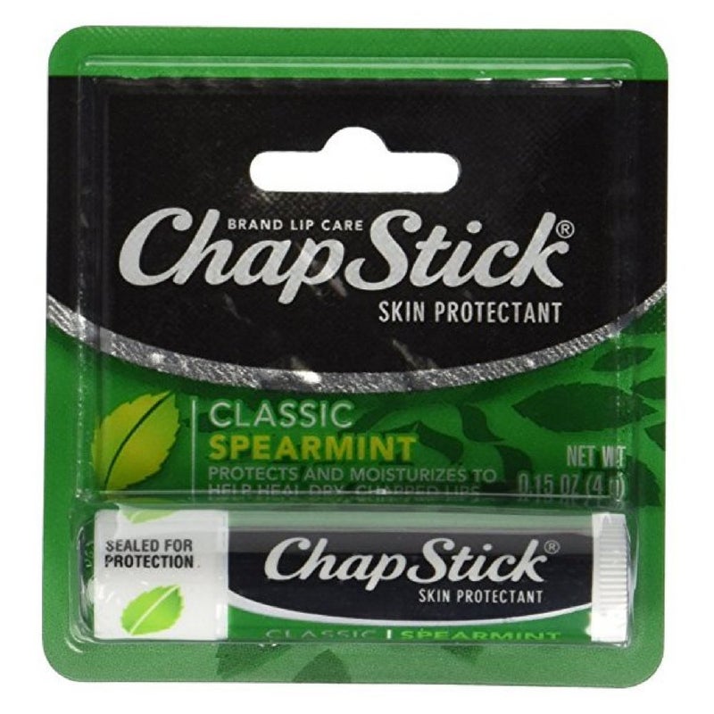 ChapStick Skin Protectant Classic Spearmint 015 oz Pack of 3
