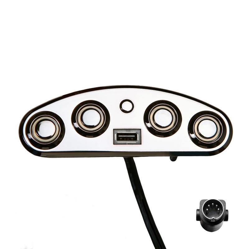 Fruhdi Power Recliner Lift Chair Electric Sofa Mulin 5 Button 5 Pin Hand Control Model MLSK35-D2 Right Replacement with - Image 1