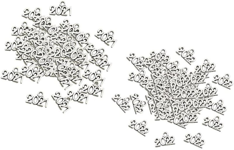 klarako 200 Pieces Number Charms Pendants for Crafting Schumuck for Bracelet - Image 3