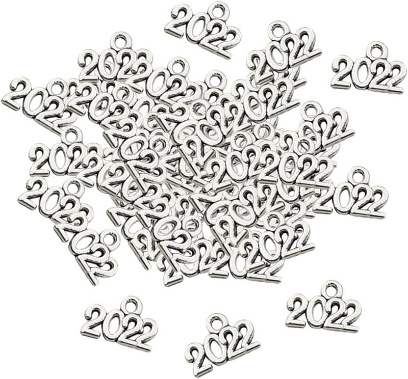 klarako 200 Pieces Number Charms Pendants for Crafting Schumuck for Bracelet - Image 2