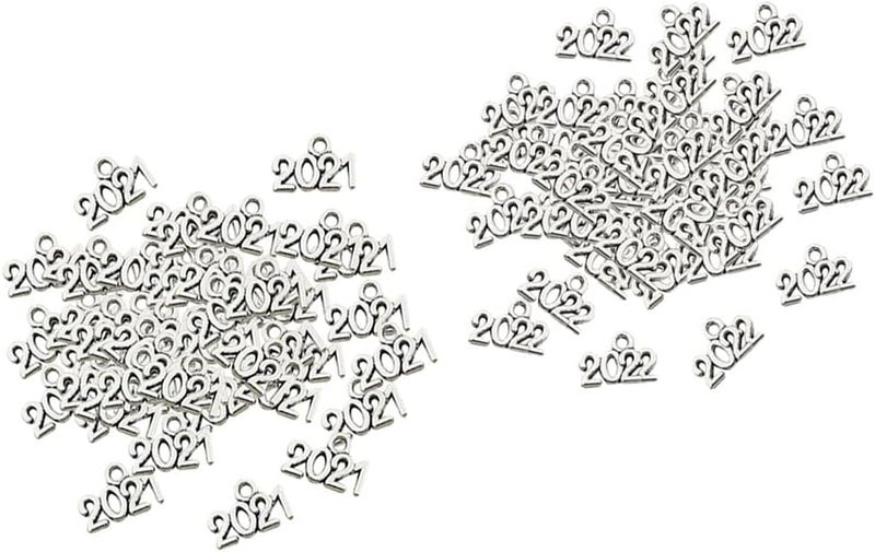 klarako 200 Pieces Number Charms Pendants for Crafting Schumuck for Bracelet - Image 1