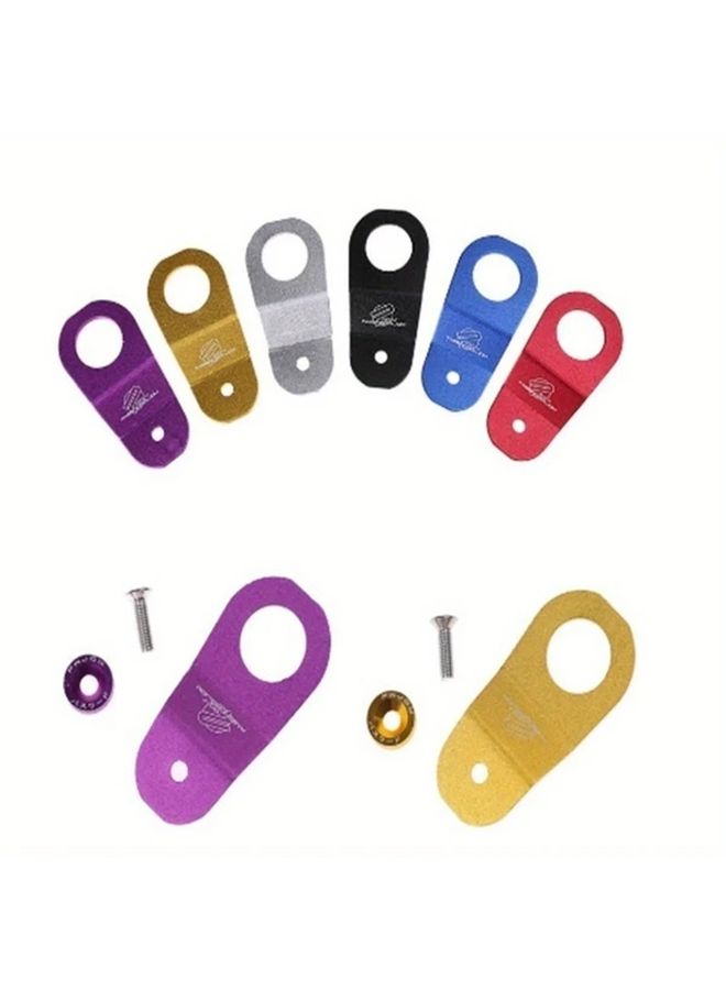 Golden Color Aluminum Radiator Stay Bracket Kit Compatible With Honda Civic 1996 2000 Ek Durable Easy Install Washer Bolt - Image 5