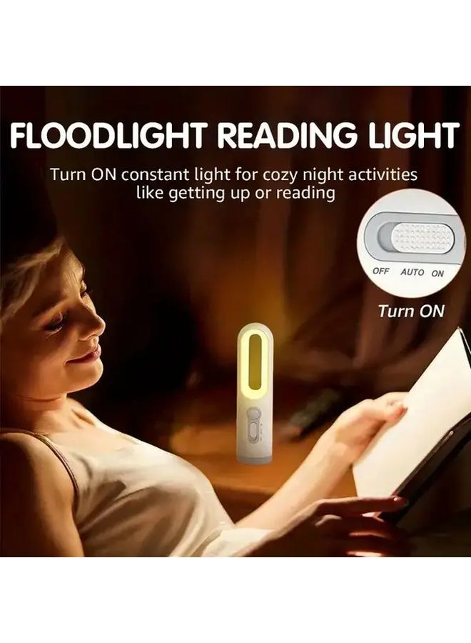 Motion Sensor LED Flashlight Night Light USB Rechargeable Portable PP Home Goodies - Image 3