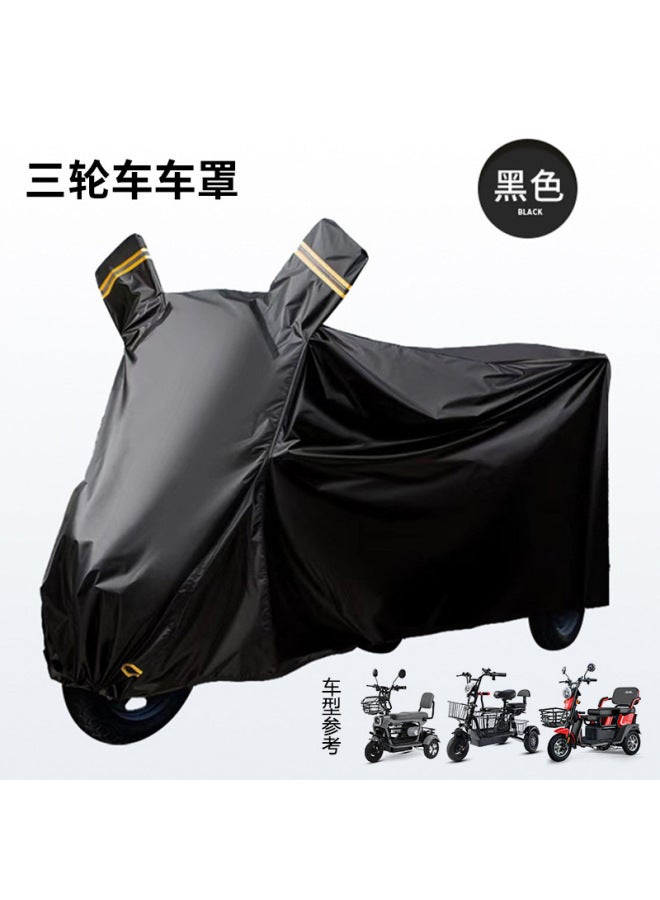 Electric Tricycle Car Cover Special Rainproof Dust Cover Scooter Hail Waterproof Sunscreen Cover