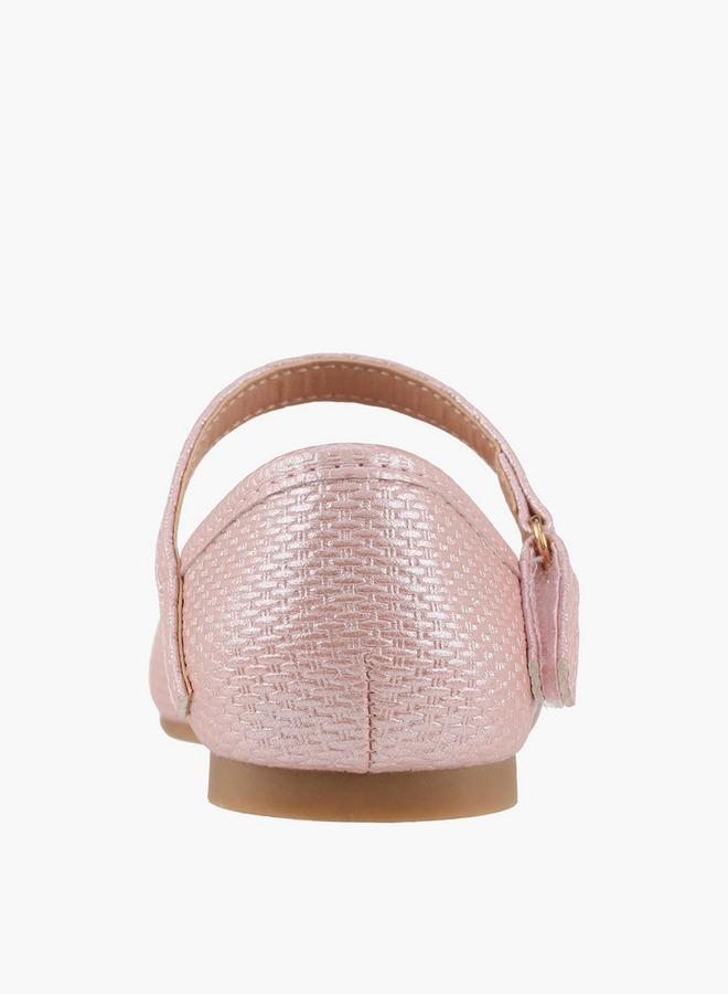 JUNIORS Girls Butterfly Detail Mary Jane Shoes - Image 5