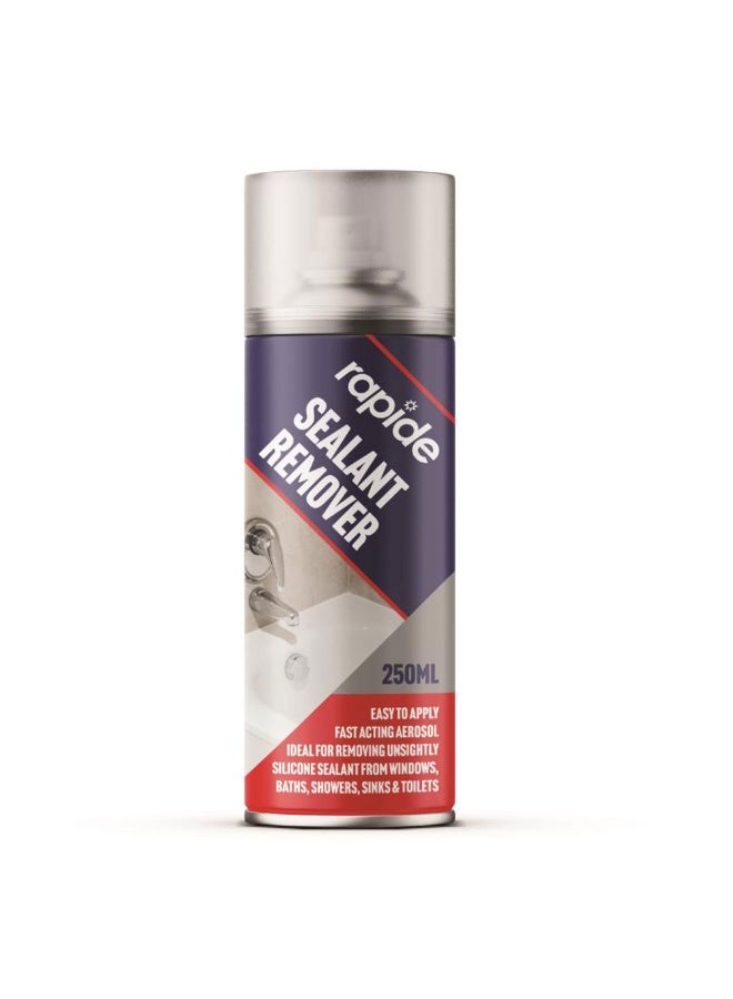 Rapide Products Rapide Sealant Remover Aerosol Spray 250ml - Softens and Releases Sealant to Ease Removal Prior to Re-Sealing Baths, Toilets, Sinks, Showers and Windows Perfect Solution for Projects - Image 3
