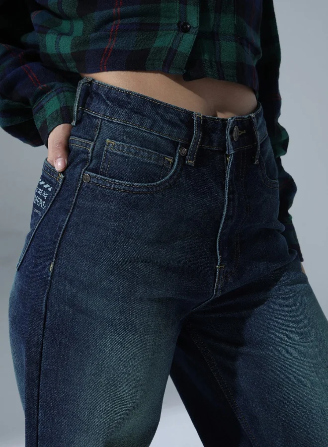 هوبرهولمي جينز نسائي أزرق داكن