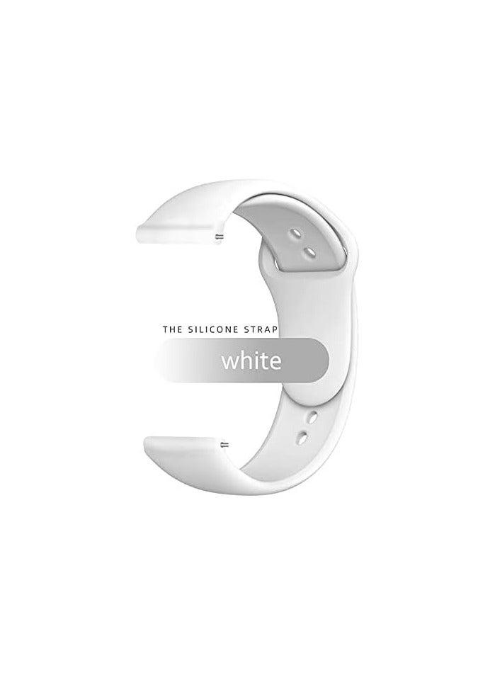 Strap Band Silicone 20MM For Samsung Gear Sport/ S2 classic/ galaxy 42mm/ active 1/2 40mm 44mm/Amazfit GTR 42mm/ GTS 2/ GTS 2 mini/ GTS 2e/ GTS/ Bip U/U Pro/ Bip S/ Bip S Lite/ Bip Lite/ Huawei Watch - Image 2