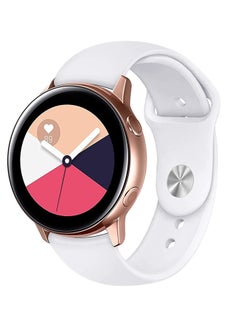 Generic Strap Band Silicone 20MM For Samsung Gear Sport/ S2 classic/ galaxy 42mm/ active 1/2 40mm 44mm/Amazfit GTR 42mm/ GTS 2/ GTS 2 mini/ GTS 2e/ GTS/ Bip U/U Pro/ Bip S/ Bip S Lite/ Bip Lite/ Huawei Watch  - Image 1