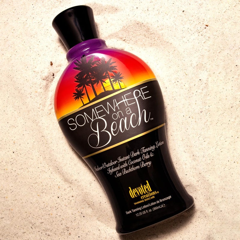 Devoted Creations Somewhere on a Beach, Indoor Outdoor, Instant Dark Tanning Lotion 12.25 Ounce - Image 4