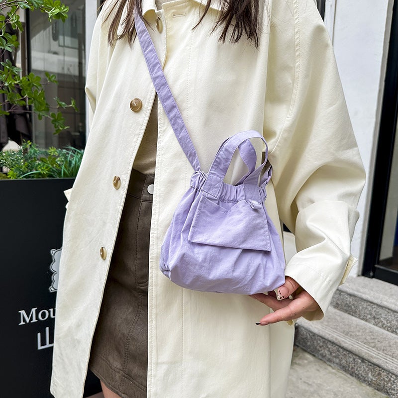 Mini Color-Block Nylon Tote Bag - Image 1