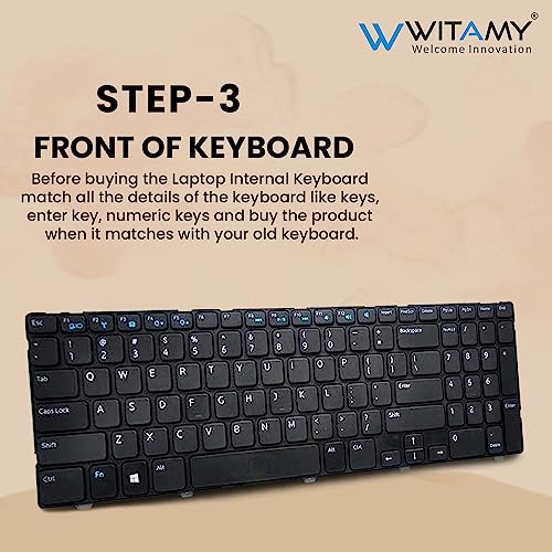 FUGEN Witamy Laptop Internal Keyboard US for Dell Inspiron Inspiron 15 (3521, 3537, 5521) 15R (5537, I5535) 15V-1316 15VR-1106 M511R M531R Latitude 3540 Vostro 2521 9D97X Look - Image 4
