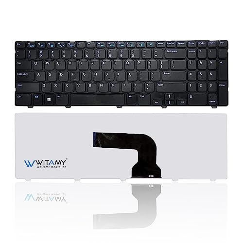 FUGEN Witamy Laptop Internal Keyboard US for Dell Inspiron Inspiron 15 (3521, 3537, 5521) 15R (5537, I5535) 15V-1316 15VR-1106 M511R M531R Latitude 3540 Vostro 2521 9D97X Look - Image 1