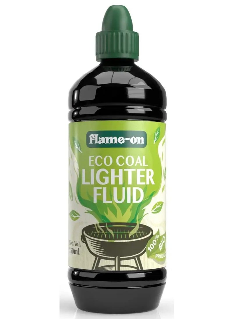 فلايم-أون سائل إشعال الفحم والنار صديق البيئة من مواد خام طبيعية 750 مل - Image 1