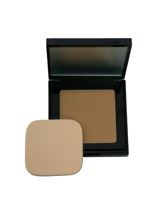 IDA Beauty Glam It! Perfect Full Coverage Matte Powder Pressed Foundation | 2-in-1 Setting & Foundation | Matte Finish, Long-Lasting, Lightweight | Vegan, Halal, Cruelty-Free (UJU 09) - Image 3