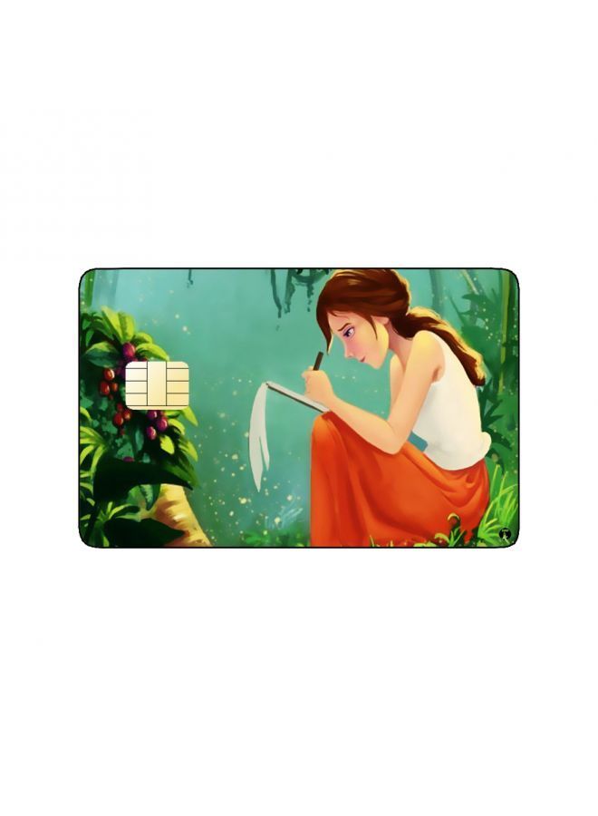 RKN PRINTED BANK CARD STICKER Animation Jane Porter From Tarzan By Disney - Image 1