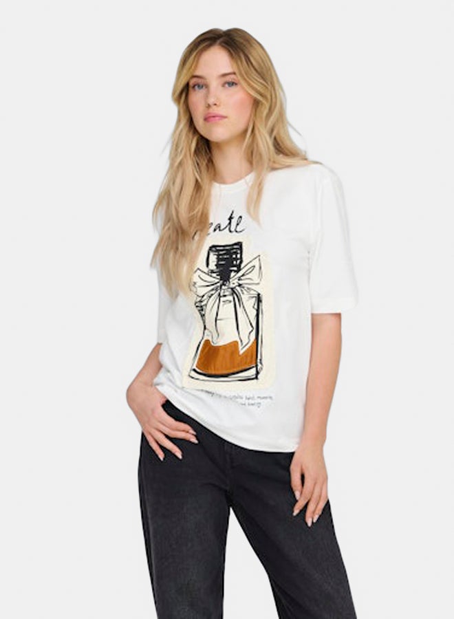 ONLY ONLY Womens Kate Life Shortsleeve Top  - Image 2