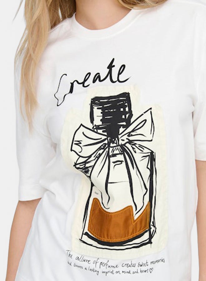 ONLY ONLY Womens Kate Life Shortsleeve Top  - Image 3