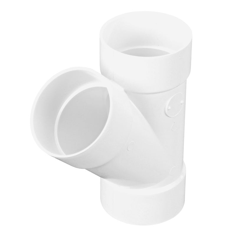 NDS 3P08 3-Inch PVC 45 Degree Wye Hub x Hub, White - Image 2