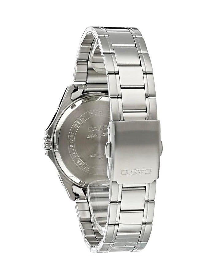 Casio Men's Watch - MTP-1384D-7A2VDF silver Dial, Silver Band - Image 3