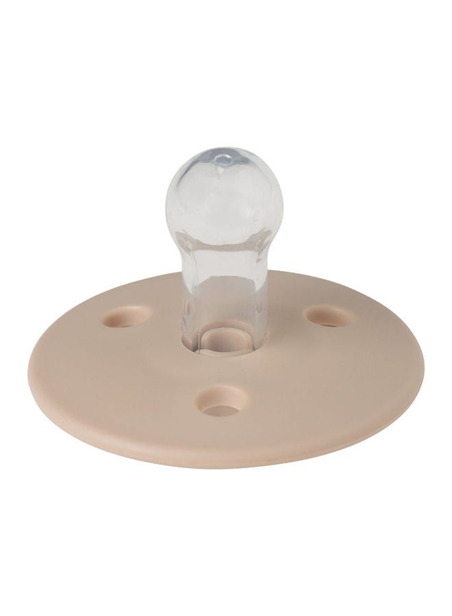 Mininor Pack Of 1 Baby Round Silicone Pacifier, 0 Months +, Soft Rabbit - Image 2