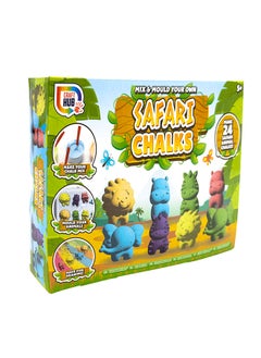 RMS Myo 24pc Safari Chalk – Diy Safari Animal Chalk Kit – Includes Molds, Color Dyes, And Instructions  - Image 3