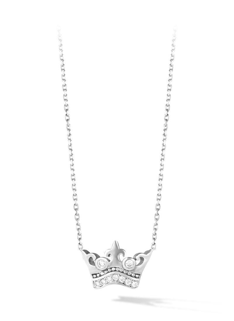 Women Crown shaped Necklace with Sterling Silver - pzsku/ZF4D3690315D5671E93B9Z/45/_/1713766299/8f9ab19d-88f8-4d95-8539-bd870145c140