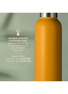 Tower Tower NL865026SAF Natural Life Insulated Stainless Steel Bottle with Bamboo Lid, Crafted from Sustainable Materials, 750ml Capacity  - Image 4