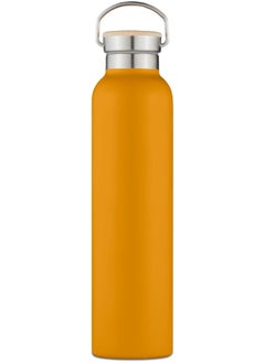 Tower Tower NL865026SAF Natural Life Insulated Stainless Steel Bottle with Bamboo Lid, Crafted from Sustainable Materials, 750ml Capacity  - Image 1