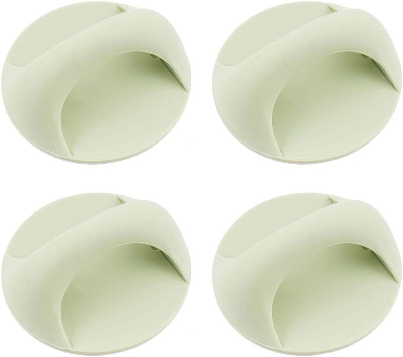 Trifecta Self-Stick Instant Cabinet Drawer Handle Helper 3.35-inch Door Window Drawer Auxiliary Pulls Convenient Opening Stick-on Handles Knobs (Pack - Cream - 4) - Image 1