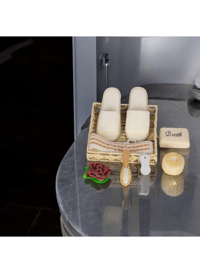 Evona Square Bridal Shower Set, Pamper Bath Gift Set in Wooden Box for Valentine's Mother's Day Birthday - Body Brush, Pumice Stone, Home Body Shower Kit Spa Massage Kit for Women - Image 2