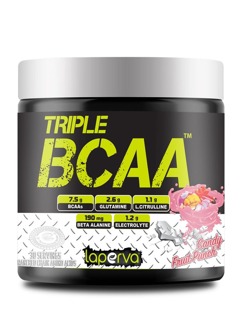 Laperva Triple BCAA- Candy Fruit Punch-420gm-30 Servings - Image 1