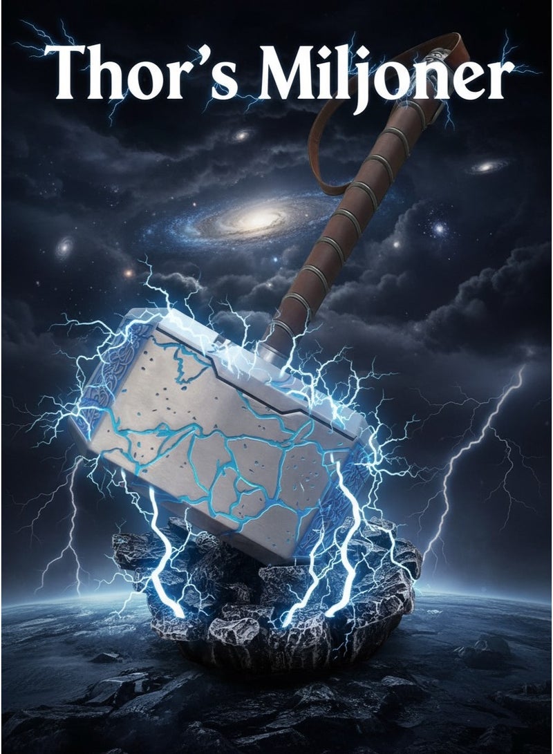 O8.design High-Quality Metal Thor's Hammer Mjolnir Replica (Approx. 4.5kg) | Premium Marvel MCU Collectible Prop for Cosplay & Aesthetic Display - Image 4