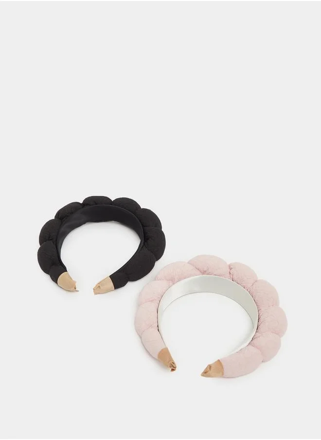 Styli Set of 2 - Textured Pompom Headband