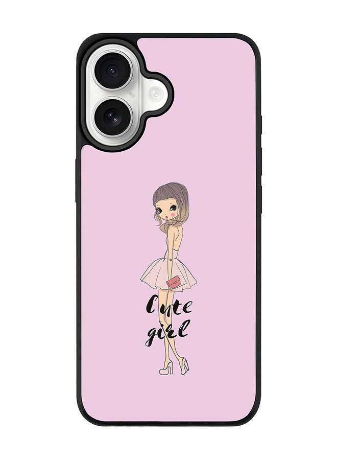 Stylizedd iPhone 17 Case, [Compatible with MagSafe] Slim Magnetic cover Phone Case iPhone 17 -Coy Cute Girl - Image 1