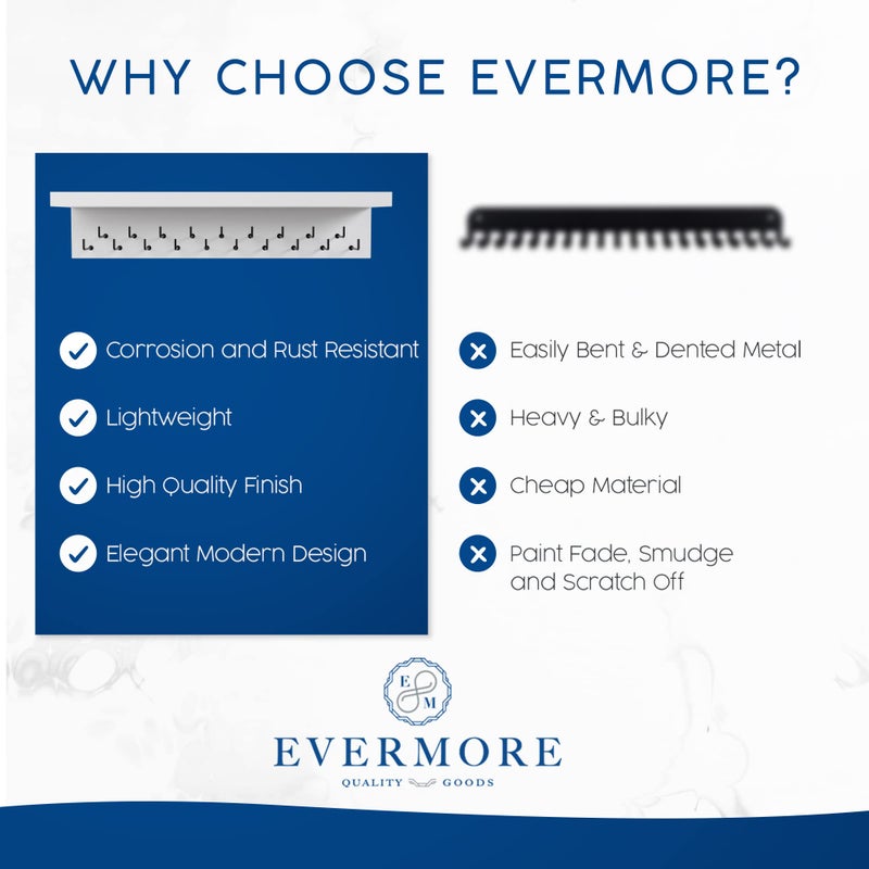 EVERMORE حامل ميداليات EVERMORE وعرض الجوائز مع خطافات - حامل ميداليات خشبي للتعليق على الحائط لعرض الأشرطة، رف عرض الجوائز لرياضات الجمباز، كرة القدم، سباقات الجري، حامل جوائز الميداليات - Image 5