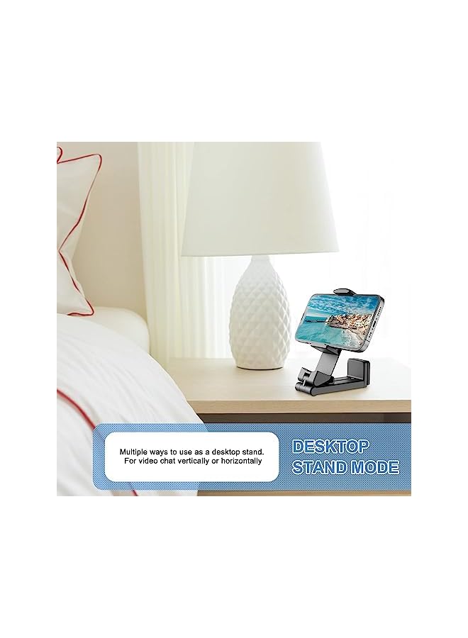 Green Tiger [Upgraded] Universal Airplane in Flight Phone Mount. Handsfree Phone Holder for Desk with Multi-Directional Dual 360 Degree Rotation. Pocket Size Travel Essential Accessory for Flying - Image 5