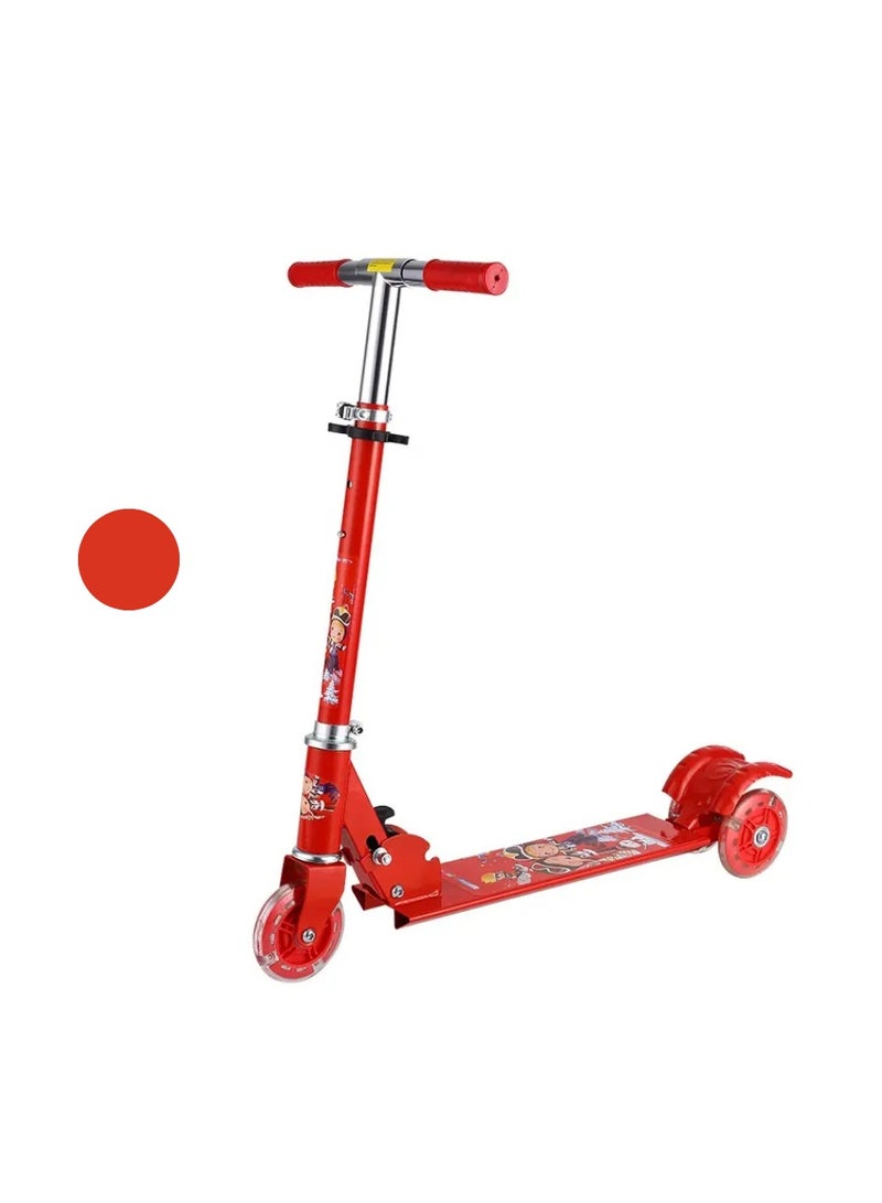 All Iron Wheel Light Scooter - 90MM PVC 2-Wheel Assorted  - Image 5