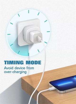 WIFI Smart Plug Adapter Remote Controlled Suitable for Multiple Appliances TVs, ACs, Electric Kettle, Mobile and Laptop Chargers With, On-time smart reminder,Timing function - view 3