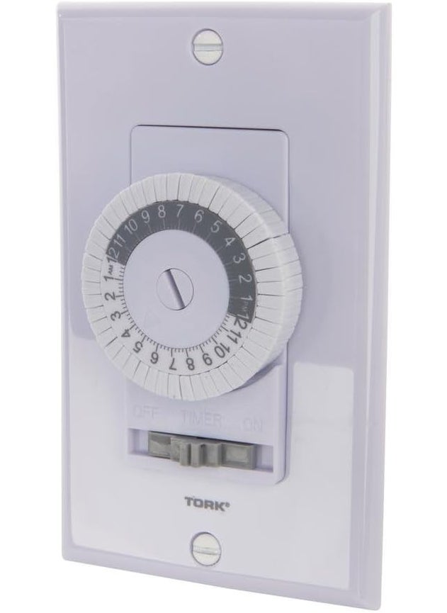 NSi 701B 24 Hour Mechanical inWall Time Switch 20 Amps White