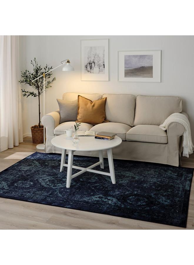 Green Tiger Rug, Low Pile, Dark Blue, 170X230 Cm - Image 3