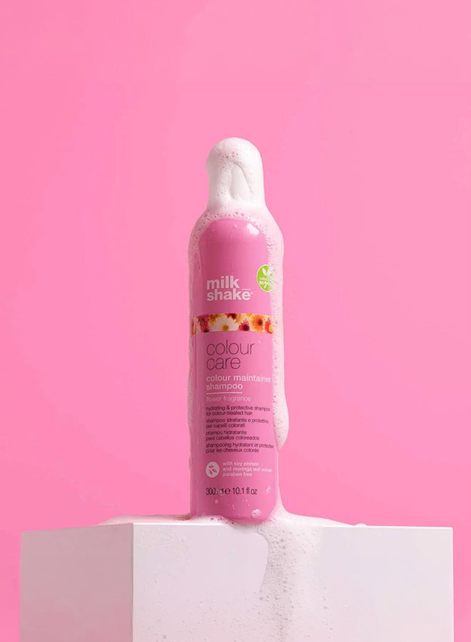 Milk Shake Color Maintainer Shampoo Flower – Vegan Hydrating Shampoo with Soy Proteins, Moringa Extract & Integrity 41 for Color-Treated Hair, Shine, Repair & Protection, 300ml - Image 4