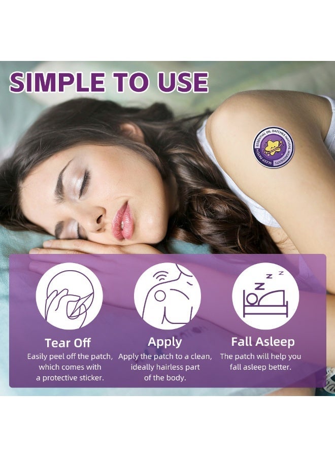 Sleep Aid Patches for Home Use - Promotes Deeper,24patches More Restful Sleep - Image 3