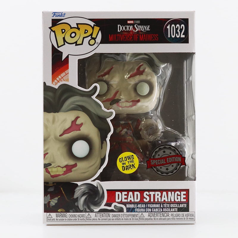 Funko Doctor Strange in The Multiverse of Madness Pop! Movies Dead Strange Vinyl Figure, 3.5" - Image 1