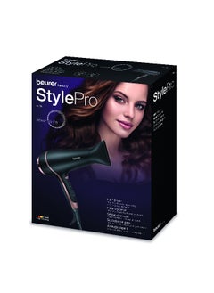 Beurer HC 30 Hair Dryer, 2200W Powerful Blow Dryer, Ionic Technology for Frizz-Free Shine, 3 Heat And 2 Speed Settings, Cool Air Function, Lightweight And Ergonomic Design, Overheat Protection  - Image 2