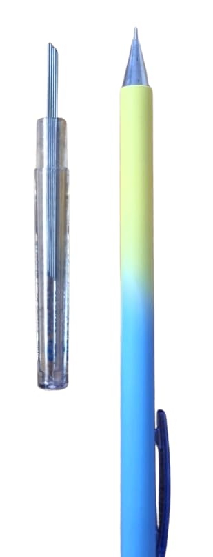 Flair FLAIR MOVE 07 Mechanical Pencils Premium Matt Finish Multicolor Body Comfortable Grip Long Writing Strong Lead FREE 5 Leads In Each Pack Attractive Pastels Colors Pack of 10 Pencils - Image 5