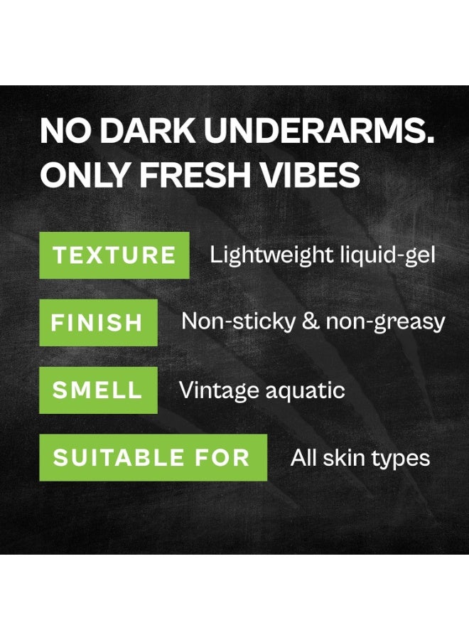 PROWL by Tiger Odour Control & Brightening  daily Underarm Roll On For Man | 6% AHA BHA Mandelic AcidBrightens Dark Underarms | Long Lasting Antiperspirant  | Non-Sticky | Vintage Aquatic, 40ml - Image 4