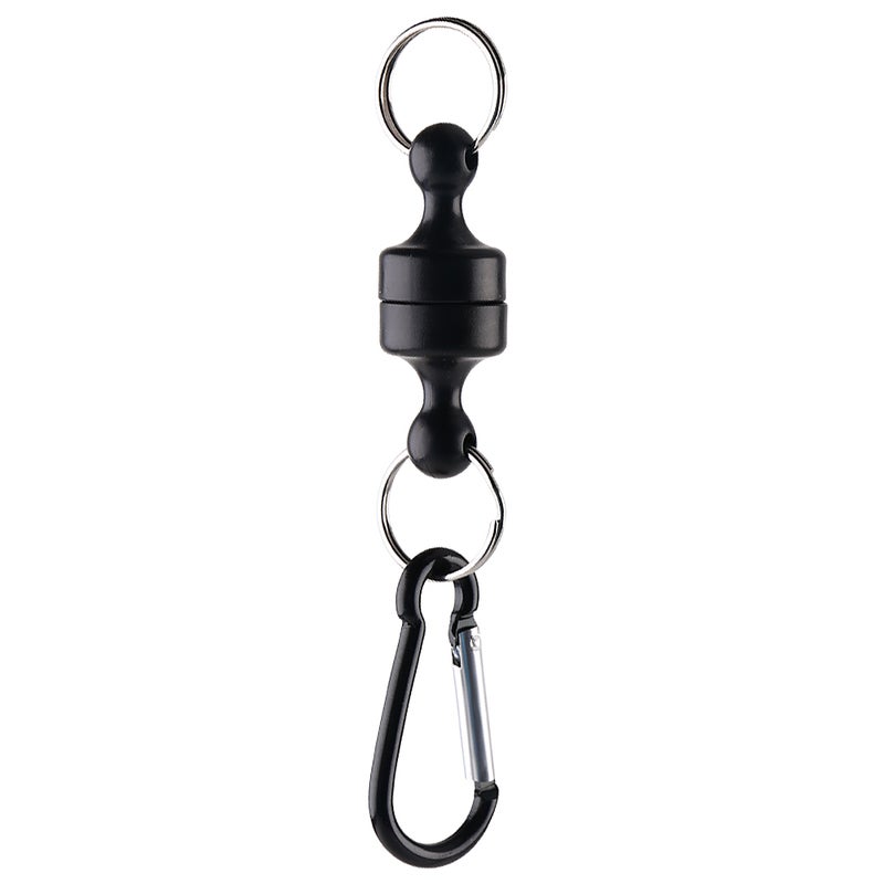 Fishing Magnetic Tool Release Holder Fly Fishing Retractor Net Release Clip with Keychain Carabiner - Image 1
