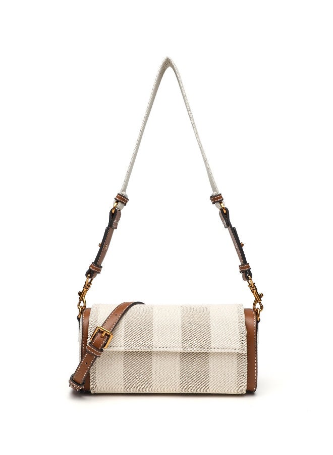 Zara 2025 New Color-Block Folded Round Cylinder Women's Bag - Image 3